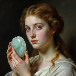 greek goddess, jade stone. by konstantin razumov, chiaroscuro, highly detailded