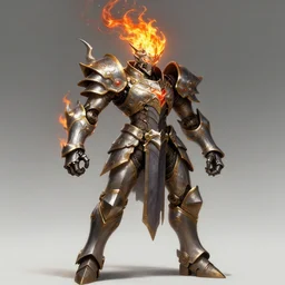 a highly detailed illustration of cyber knight with flaming plume, dramatic battle standing pose, intricate mechanical armor, intricate, elegant, highly detailed, centered, digital painting, artstation, concept art, smooth, sharp focus, league of legends concept art, WLOP