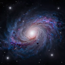 A galaxy in the shape of an eye