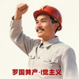 an epic socialist realism poster of a singular communist 1 9 6 0 s sci - fi robot in a red beret playing a modular synthesizer