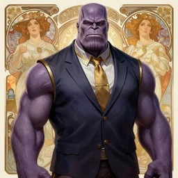 ultra realistic illustration, thanos as a stock broker, intricate, elegant, highly detailed, digital painting, artstation, concept art, smooth, sharp focus, illustration, art by artgerm and greg rutkowski and alphonse mucha and wlop