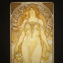 deco art, goddess, garce, unreal engine, elgent, fantasy, line art, rimming light, medium shot, artgerm lau ， greg rutkowski, alphonse mucha