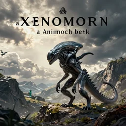 “a Xenomorph Animorphs book cover”