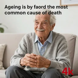 ageing is by far the most common cause of death, 4k