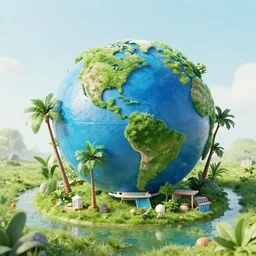 environment art, render