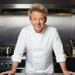 photoshoot of Gordon Ramsay clown