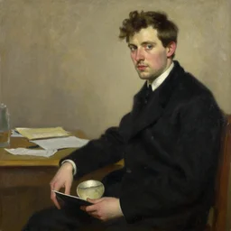 a painting in the style of tom bagshaw, and in the style of stephen bauman, and in the style of john william waterhouse. smooth, sharp focus, semi - realism.