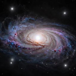 the inside of a galaxy