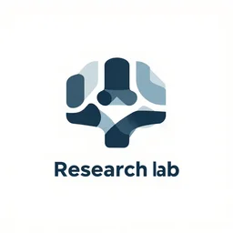logo for research lab, psychology, minimalism, vector art, brand mark, logo concept design, geometric, flat, limited palette
