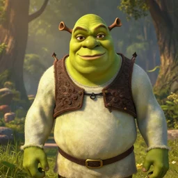 real life shrek. fantasy magic style. highly detailed 8 k. intricate. nikon. award winning photography.