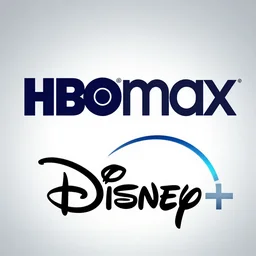 logo of HBO Max and Disney+ mixed, concept art