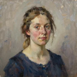 portrait of a swedish woman ( 3 5 ) from sweden in 2 0 2 1, an oil painting by ross tran and thomas kincade
