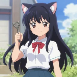 catgirl, anime key visual