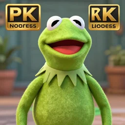 the matrix starring kermit the frog, unreal engine, octane render, 8 k