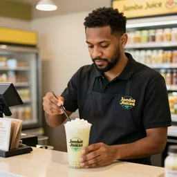dhar mann working at jamba juice