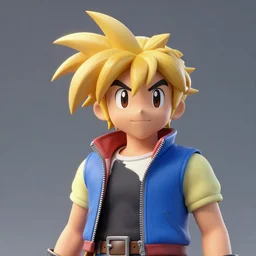 Crono portrait from Chrono Trigger, award winning trending on artstation, photorealistic,  octane render, arnold renderer, unreal engine