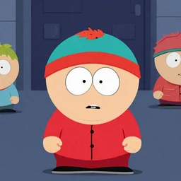 Matrix, in style of south park
