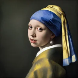 portrait of an absurdly beautiful, graceful woman, oil painting by johannes vermeer, ultrafine, hyperdetailed, 1 7 th century, art, oil on canvas, wet - on - wet technique, realistic, expressive emotions, intricate textures, illusionistic detail