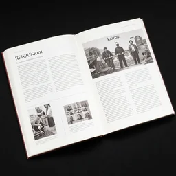 an exhibition book layout for kairos
