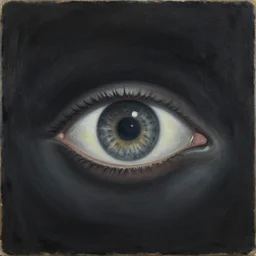 Third eye voidscape by Simon Stålenhag and Umberto Boccioni, oil on canvas