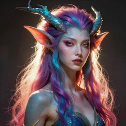 a portrait of a beautiful elegant elemental entity, backlit, strong rim light, highly detailed, digital painting, HDRI, global illumination, ambient occlusion, Zbrush, by Michael Andrew Nash, Alvaro Castagnet, Casey Weldon, Dan Mumford, Artgerm, Andreas Rocha, vivid colors, high contrast, 8k resolution, intricate, photorealistic, smooth