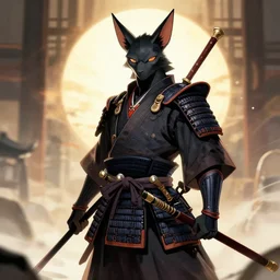 anubis as a samurai