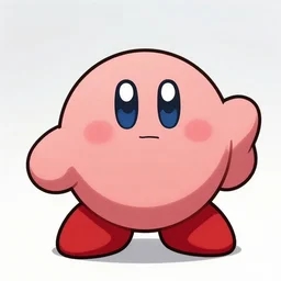 Drawcia from Kirbys canvas curse
