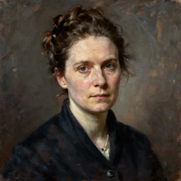 marie curie, intricate oil on canvas portrait by john singer sargent