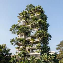 a tree that functions as an apartment complex