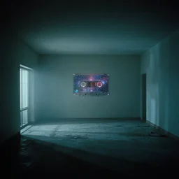 gregory crewdson interior photography, cassette futurism, cosmic psychedelic horror, lonely abandoned interior environment, liminal space, atmospheric haze, film. film still, 1 6 mm cinematography