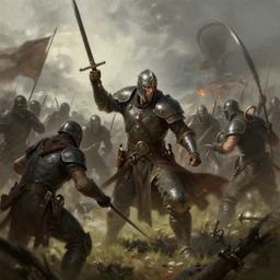 madness of the battlefield. fantasy, digital painting, hd, detailed.