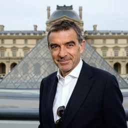 mr. bean portrait in the louvre
