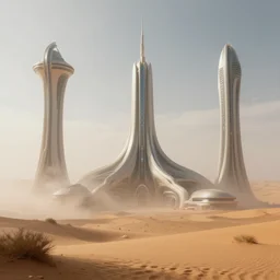 surreal futuristic covenant exploration, bioremediation architecture in the desert, foggy, highly detailed, digital painting, arstation, concept art, hyperealistic octane render, unreal engine,