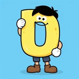 the letter man cartoon character