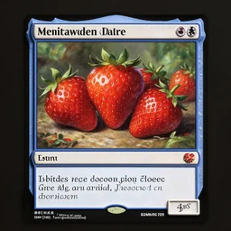 mtg card art of strawberries