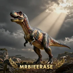 dinosaur in a dress
