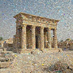 Ruins of an walmart Temple in mesopotanian ancient city, walmart temple, award winning photo