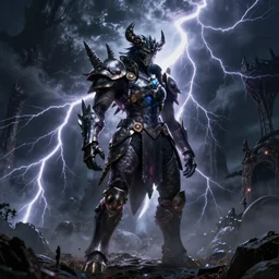 monster hunter, namielle, Lovecraftian horror, lightning