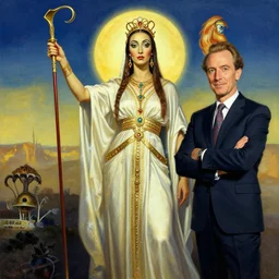 a goddess mystic female warrior leader by salvador dali digital artwork business leader
