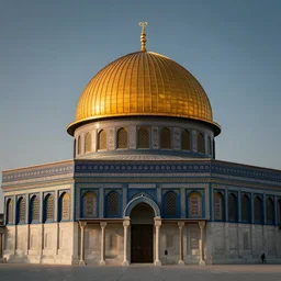 Dome of the Rock Cinematic, ultra-detailed, ultra-realistic, realism, ambient light