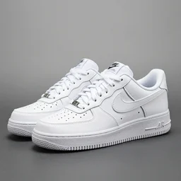 White Nike Air Force One Sneakers