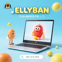 jellybean computer, product advertising