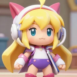 detailed ar of samus aran in cute costume