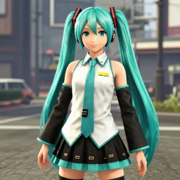 Hatsune Miku in GTA V
