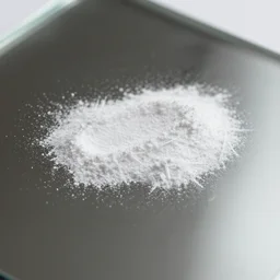 Macro photography of cocaine lines on a mirror, award winning photography