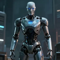 robot from Matrix, cinematic, octane