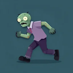 skill icon of running zombie in the style of Greg Broadmore and junji ito and Arthur Rackham and Moebius, trending on artstation, light lighting side view,digital art,surrealism ,macro,blueprint ,vaporwave ,