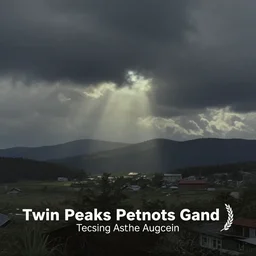 Still frame from scene from the Twin Peaks Japanese soap opera