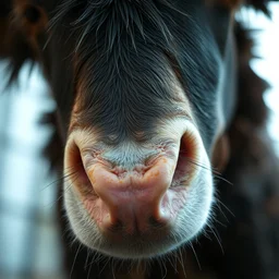a castrated, dreaded close up of a
