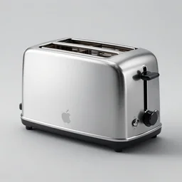 industrial design photo of elegant toaster designed by apple